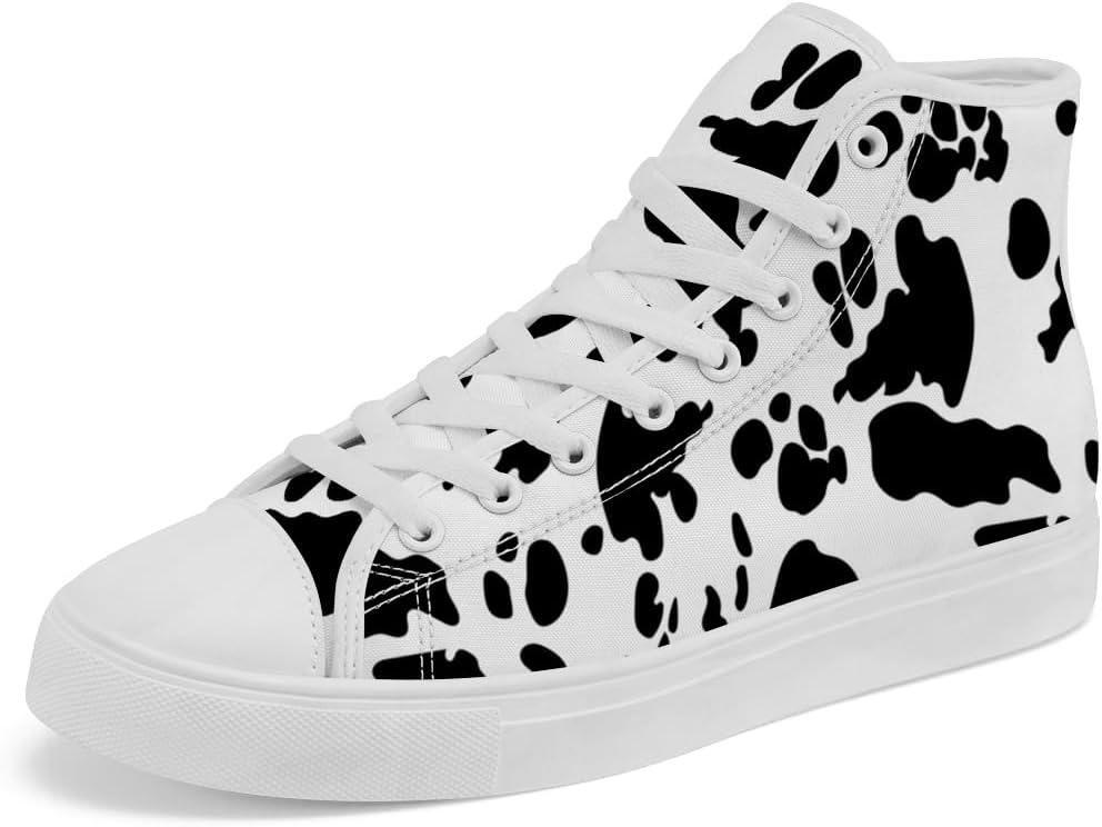 Кеды Chebing с высоким берцем для женщин и мужчин с принтом «корова», высокие кроссовки на шнуровке, повседневная обувь, черный
Кеды Chebing с высоким берцем для женщин и мужчин с принтом «корова», высокие кроссовки на шнуровке, повседневная обувь, черный