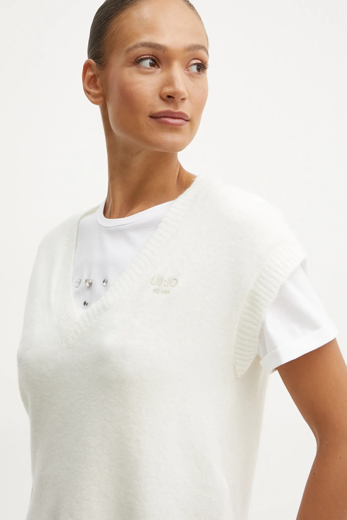 Жилет с добавлением шерсти Liu Jo, бежевый
Жилет с добавлением шерсти Liu Jo, бежевый