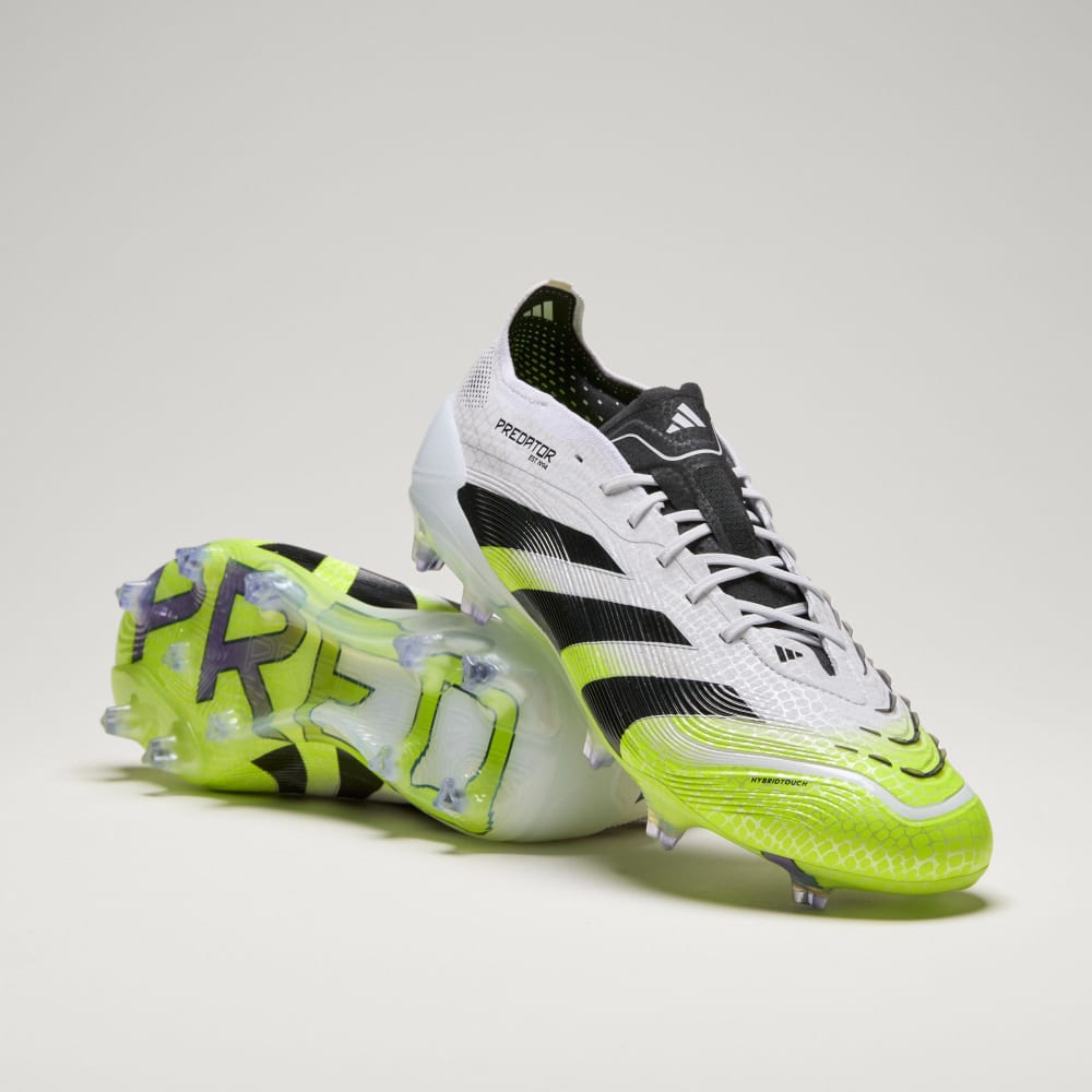 Бутсы Adidas Predator Elite Firm Ground Cleats, цвет Cloud White/Core Black/Lucid Lemon
Бутсы Adidas Predator Elite Firm Ground Cleats, цвет Cloud White/Core Black/Lucid Lemon