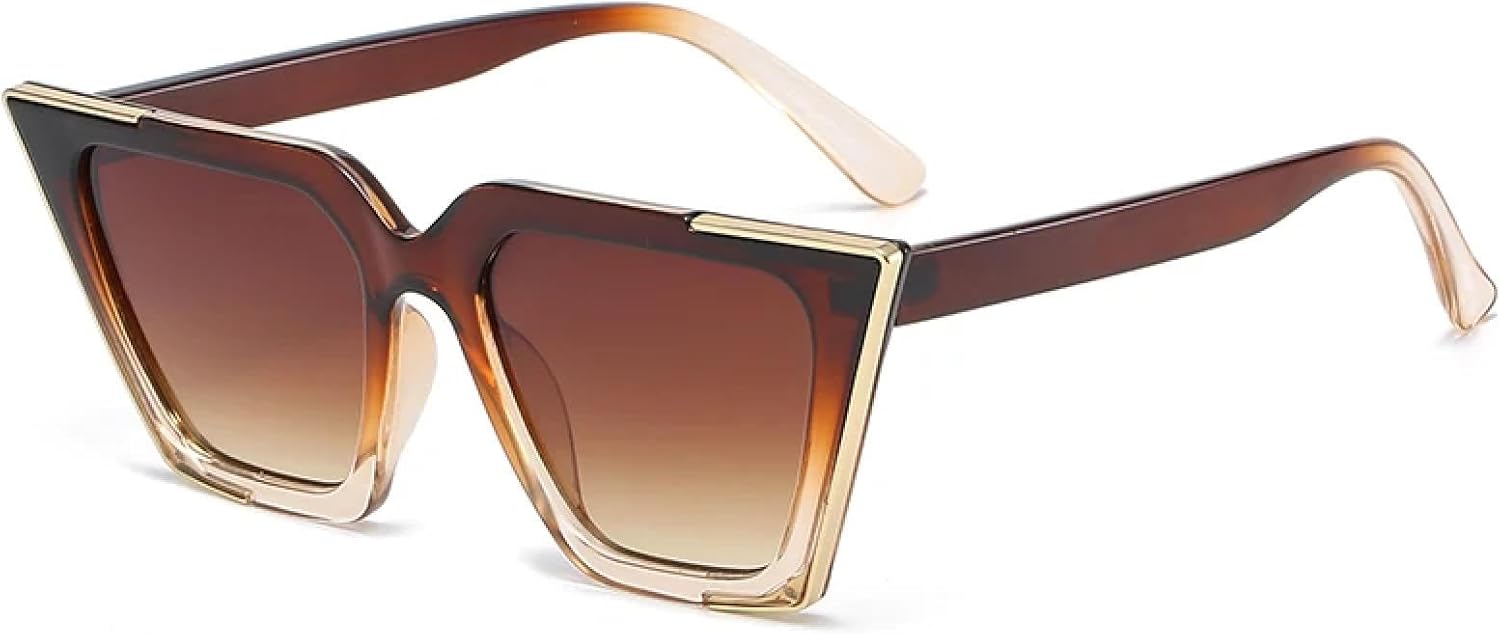 Модные солнцезащитные очки «кошачий глаз» для женщин, роскошные винтажные очки с градиентным переходом, ретро-очки «кошачий глаз» с защитой от УФ-излучения UV400 TKKTLLT, Brown
Модные солнцезащитные очки «кошачий глаз» для женщин, роскошные винтажные очки с градиентным переходом, ретро-очки «кошачий глаз» с защитой от УФ-излучения UV400 TKKTLLT, Brown