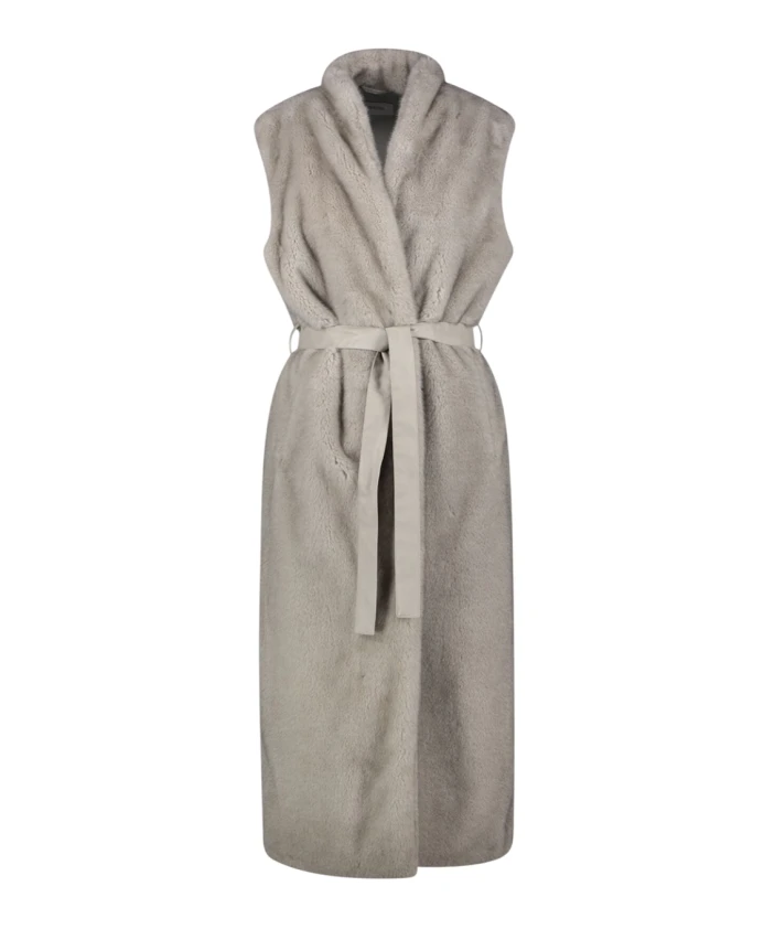 Жилет без рукавов из искусственного меха Gaudi, серый
Жилет без рукавов из искусственного меха Gaudi, серый