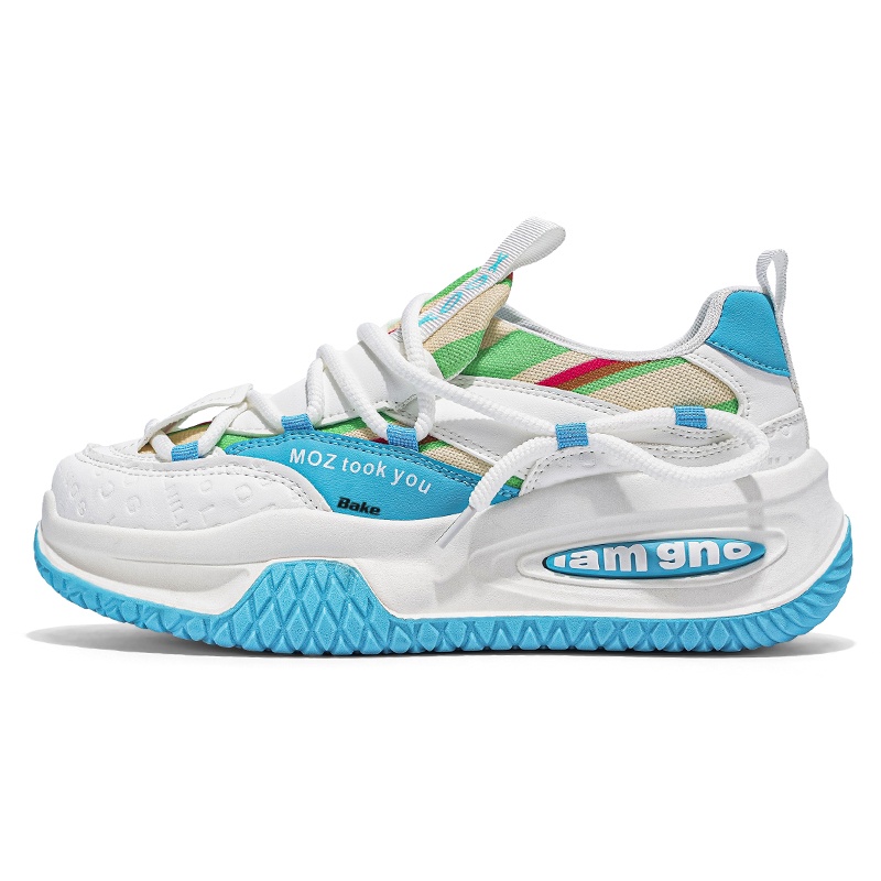 BAKE Мужские противоскользящие износостойкие массивные низкие кроссовки бело-синие, цвет White Blue
BAKE Мужские противоскользящие износостойкие массивные низкие кроссовки бело-синие, цвет White Blue