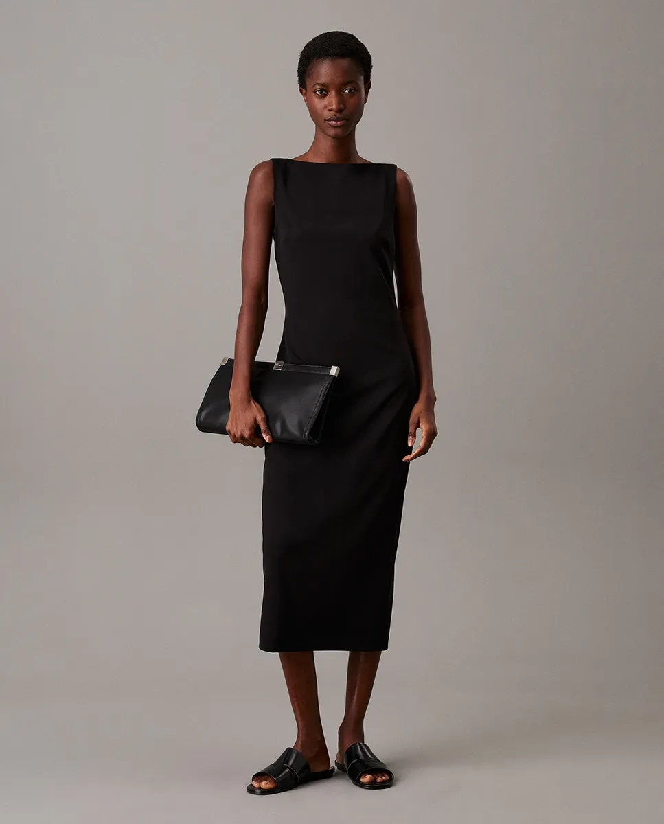 Платье миди из крепа-скуба Calvin Klein, черный
Платье миди из крепа-скуба Calvin Klein, черный