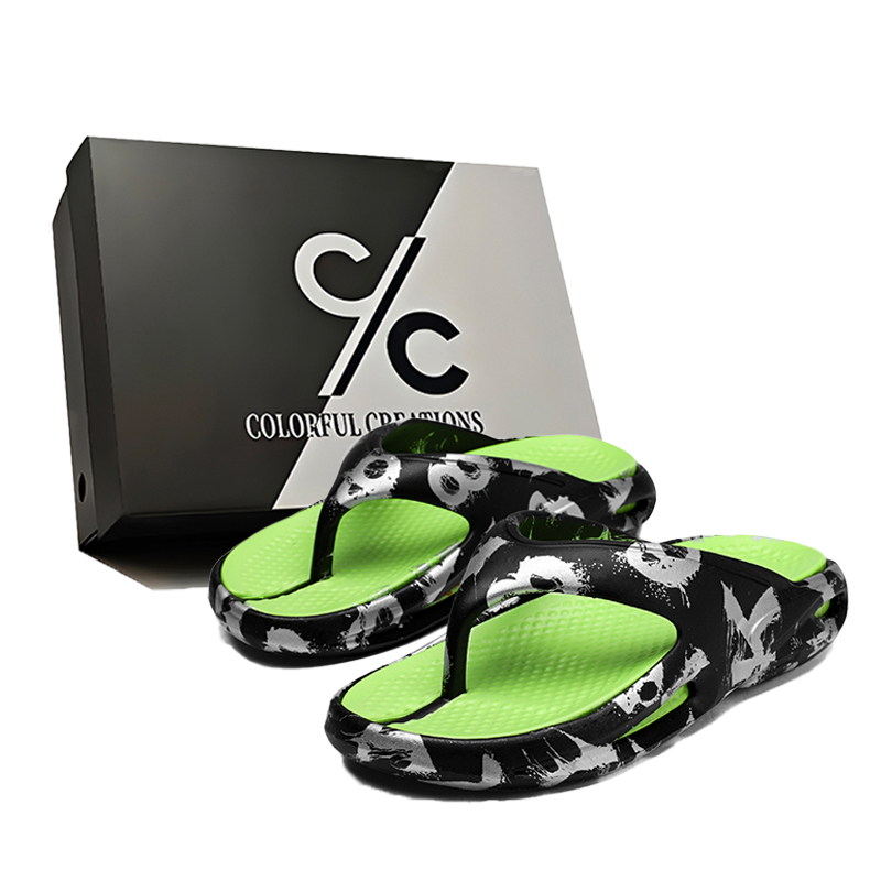 Мужские шлепанцы EVA Quiet, устойчивые к запахам, износостойкие, нескользящие, быстросохнущие. Коробка для мужчин Colorful Creations, Black Green
Мужские шлепанцы EVA Quiet, устойчивые к запахам, износостойкие, нескользящие, быстросохнущие. Коробка для мужчин Colorful Creations, Black Green