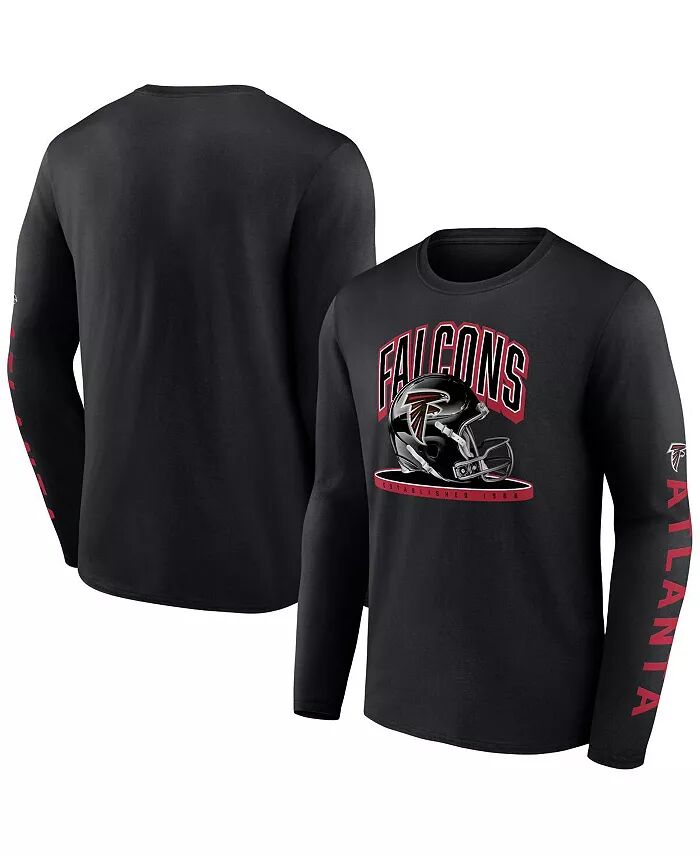 Мужская черная футболка с длинным рукавом Atlanta Falcons Helmet Platform Fanatics
Мужская черная футболка с длинным рукавом Atlanta Falcons Helmet Platform Fanatics