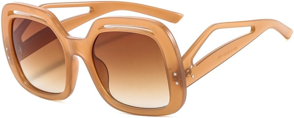 Женские солнцезащитные очки класса люкс, большие солнцезащитные очки с леопардовым принтом, классические винтажные женские очки с защитой от УФ-излучения UV400 TYUVIVO, Tea
Женские солнцезащитные очки класса люкс, большие солнцезащитные очки с леопардовым принтом, классические винтажные женские очки с защитой от УФ-излучения UV400 TYUVIVO, Tea