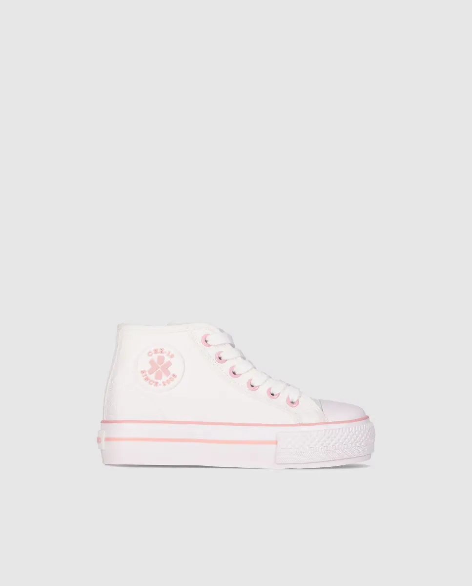 Девичьи парусиновые кроссовки с застежкой-молнией и круглым носком Chika10, белый
Девичьи парусиновые кроссовки с застежкой-молнией и круглым носком Chika10, белый