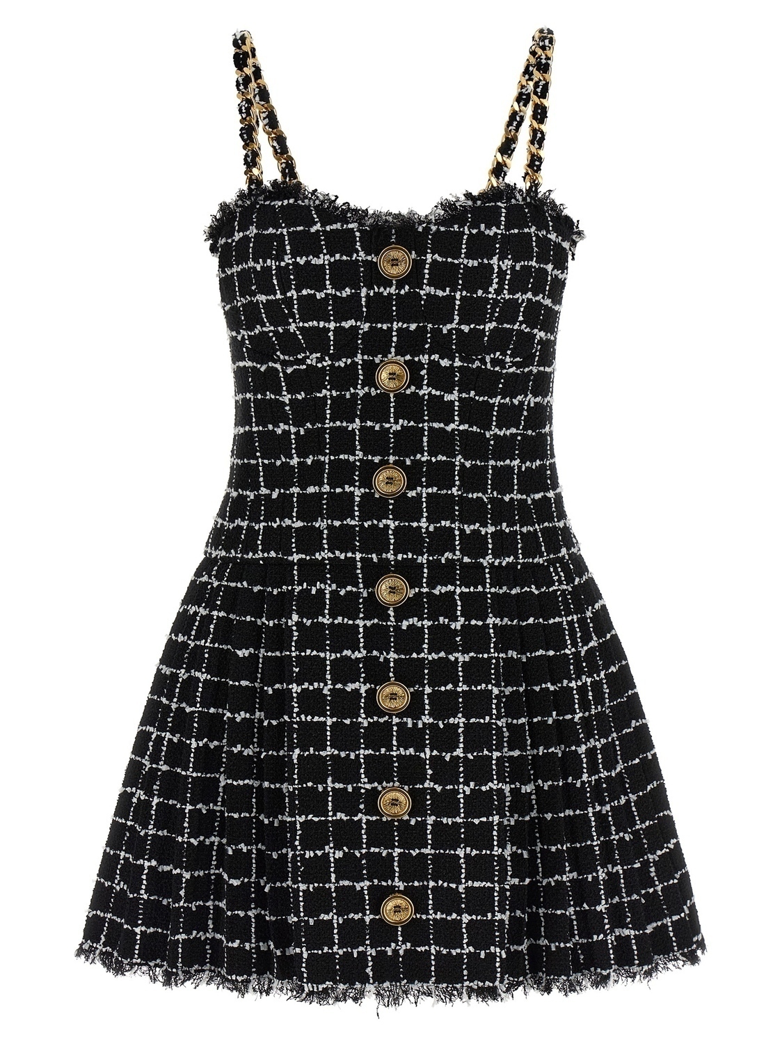 Твидовое платье BALMAIN, черный
Твидовое платье BALMAIN, черный