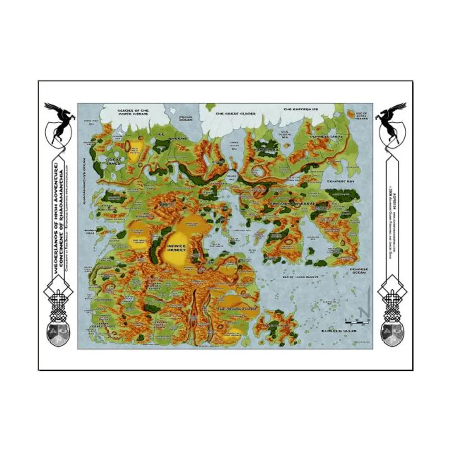 Rhadamanthia Continental Map, Wilderlands of High Adventure (Adventure Games Publishing), мягкая обложка
Rhadamanthia Continental Map, Wilderlands of High Adventure (Adventure Games Publishing), мягкая обложка