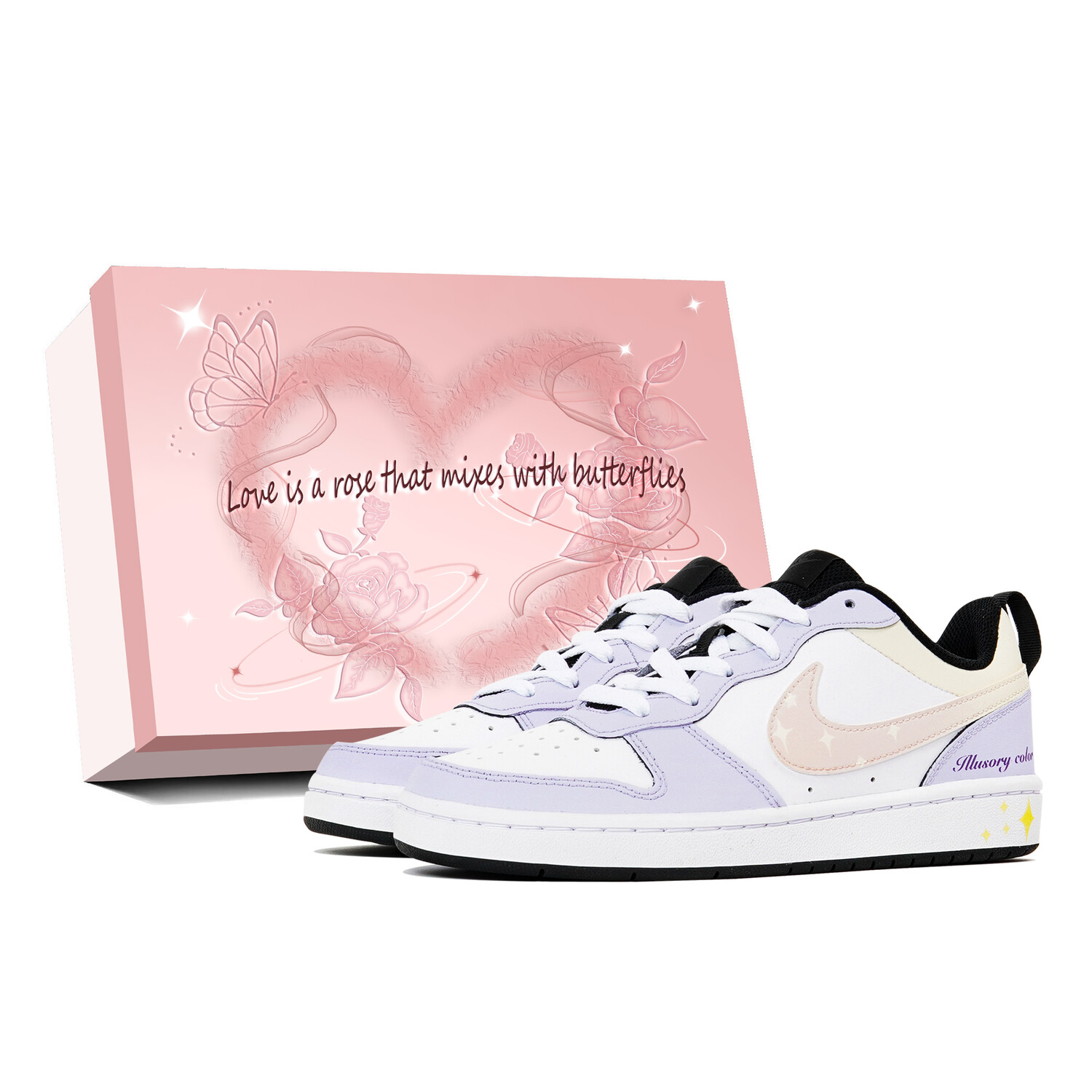 Кроссовки Nike Court Borough Skateboard Shoes Women's Low-Top White Pink, розовый
Кроссовки Nike Court Borough Skateboard Shoes Women's Low-Top White Pink, розовый