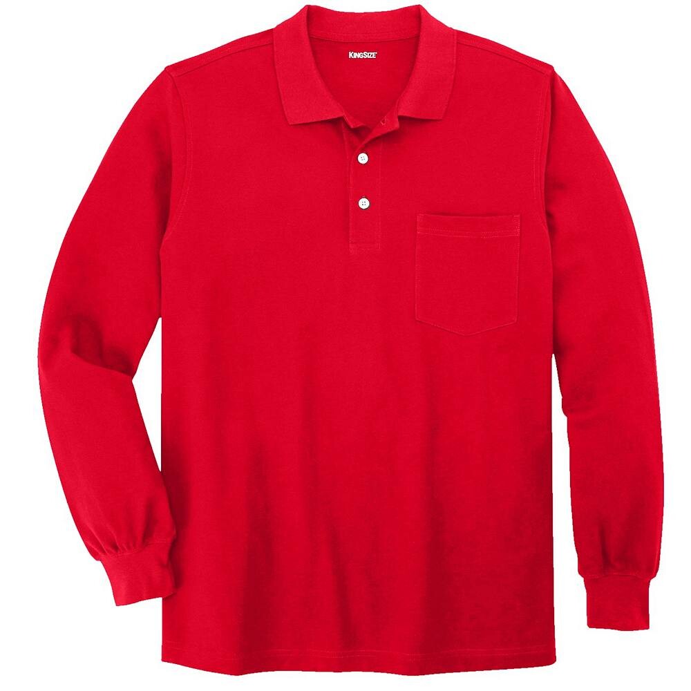 Мужская термоусадочная футболка Piqu с длинными рукавами Kingsize для больших и высоких размеров KingSize, цвет True Red
Мужская термоусадочная футболка Piqu с длинными рукавами Kingsize для больших и высоких размеров KingSize, цвет True Red