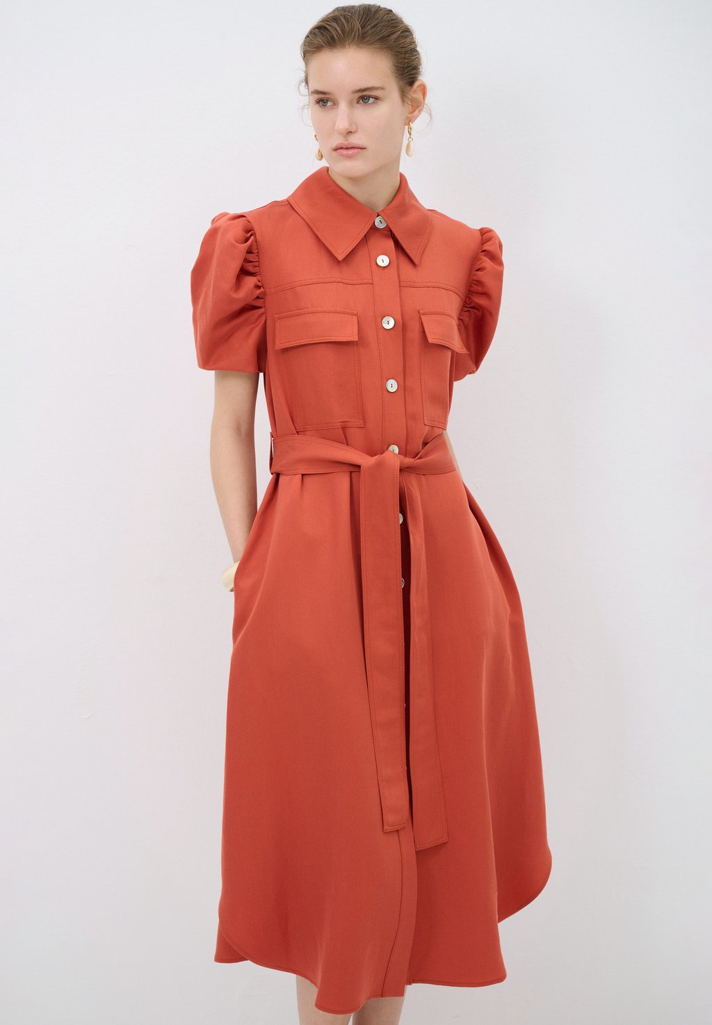 Платье-рубашка adL, темно-красный
Платье-рубашка adL, темно-красный