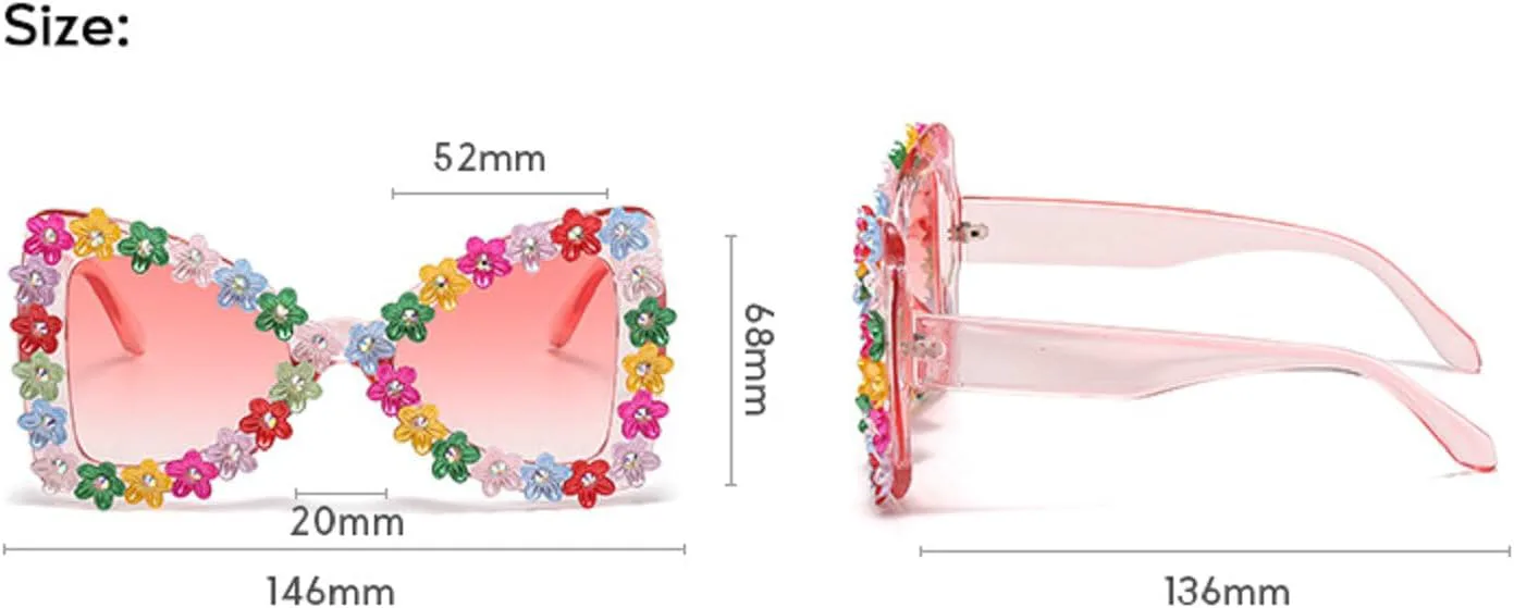 Женские солнцезащитные очки Melrose Square Flower Diamond Bling с бриллиантами и стразами, роскошные, с защитой от ультрафиолета UV400, модель 1918, White
Женские солнцезащитные очки Melrose Square Flower Diamond Bling с бриллиантами и стразами, роскошные, с защитой от ультрафиолета UV400, модель 1918, White