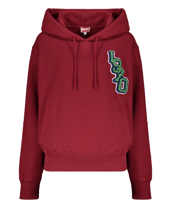 Хлопковая толстовка с капюшоном, регулируемым застежкой и карманами. Kenzo, красный
Хлопковая толстовка с капюшоном, регулируемым застежкой и карманами. Kenzo, красный