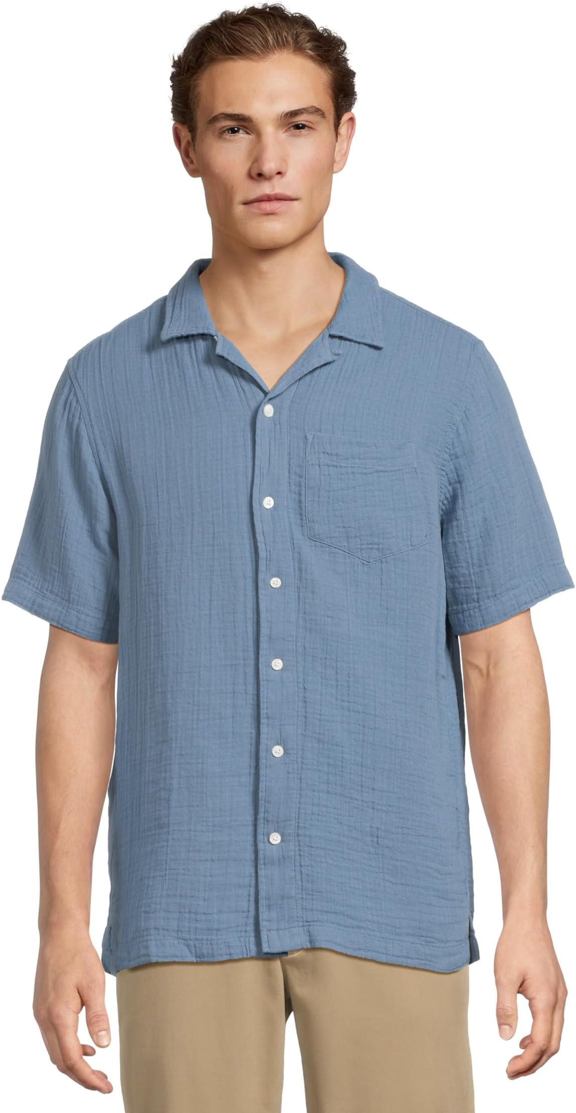 Мужская рубашка Vacationland Gauze с коротким рукавом, слегка приталенная L.L.Bean, Delta Blue
Мужская рубашка Vacationland Gauze с коротким рукавом, слегка приталенная L.L.Bean, Delta Blue