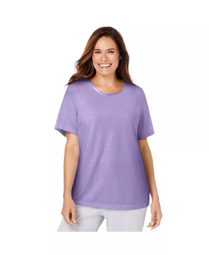 Футболка для сна больших размеров Dreams & Co., фиолетовый
Футболка для сна больших размеров Dreams & Co., фиолетовый