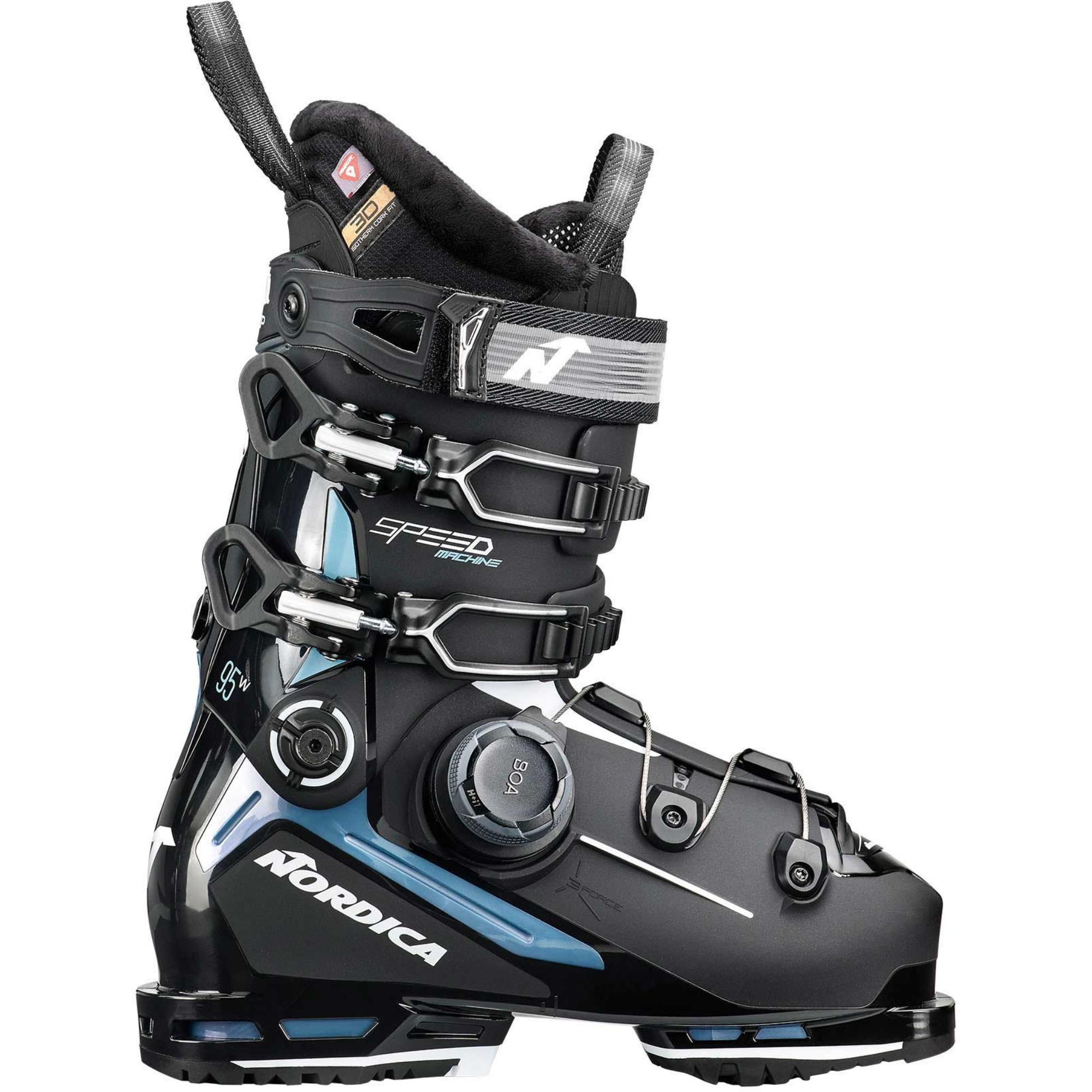 Женские горнолыжные ботинки Speedmachine 3 BOA 95 '26 Nordica, Black/Light Blue/White
Женские горнолыжные ботинки Speedmachine 3 BOA 95 '26 Nordica, Black/Light Blue/White