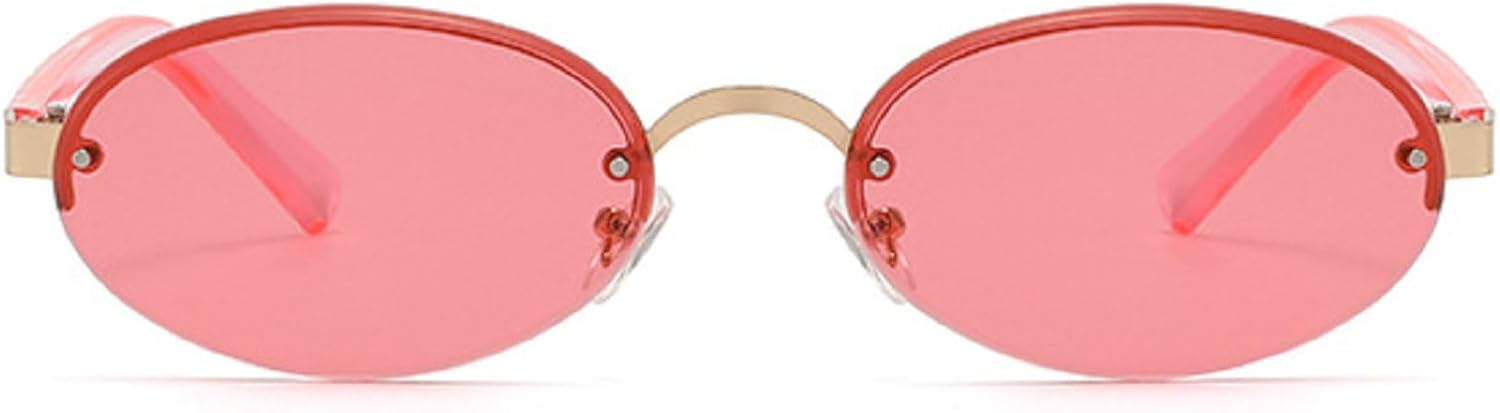 Ретро овальные солнцезащитные очки для женщин и мужчин 2025 года, модные маленькие солнцезащитные очки в золотистой металлической оправе с защитой от УФ-излучения UV400 mincl, Light Pink
Ретро овальные солнцезащитные очки для женщин и мужчин 2025 года, модные маленькие солнцезащитные очки в золотистой металлической оправе с защитой от УФ-излучения UV400 mincl, Light Pink