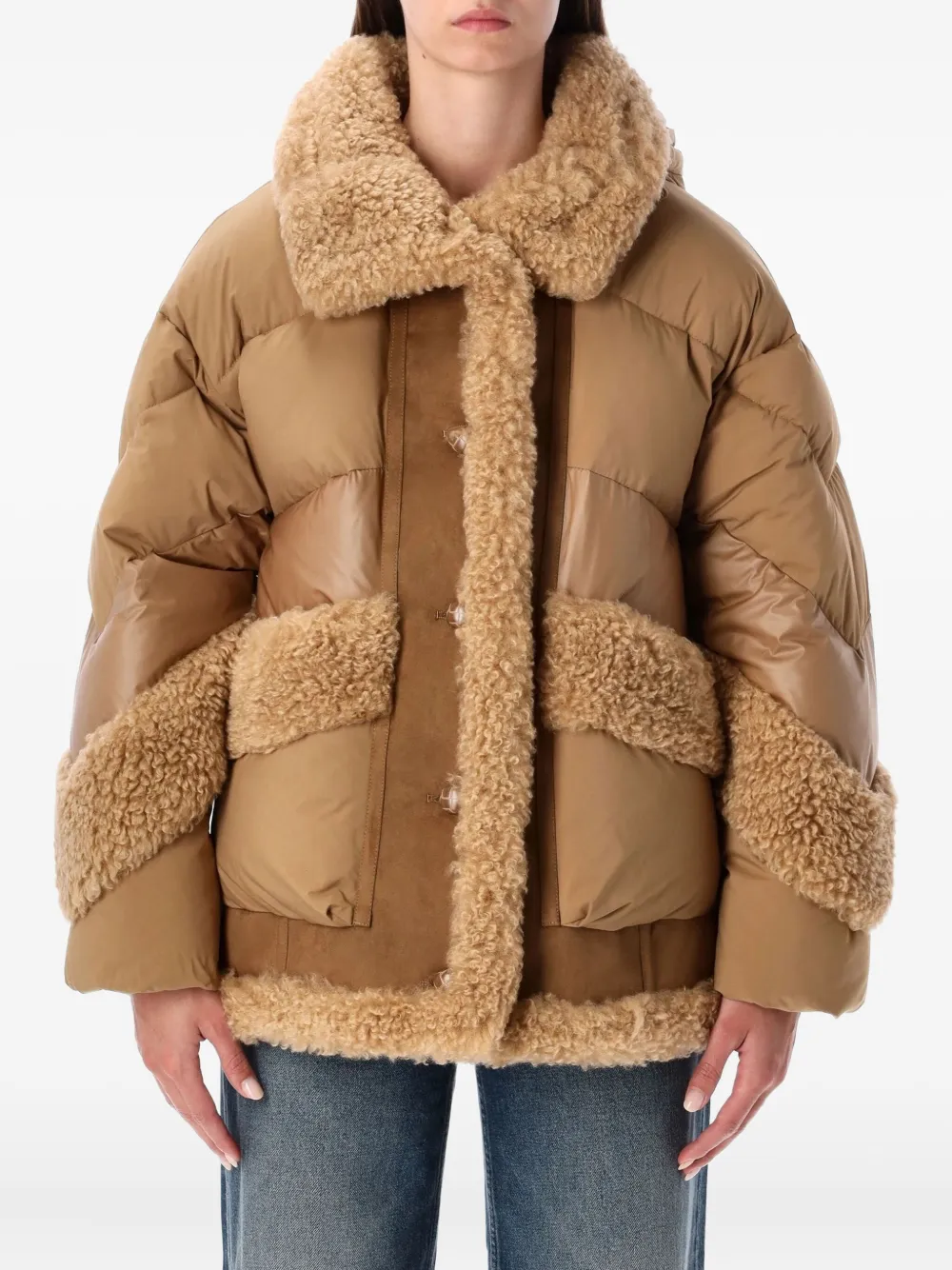 Куртка-пуховик с капюшоном и вставками Urbancode, коричневый
Куртка-пуховик с капюшоном и вставками Urbancode, коричневый