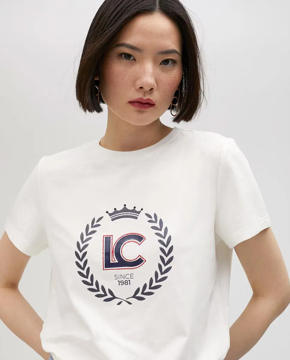 Женская футболка с короткими рукавами и круглым вырезом Lola Casademunt, белый
Женская футболка с короткими рукавами и круглым вырезом Lola Casademunt, белый