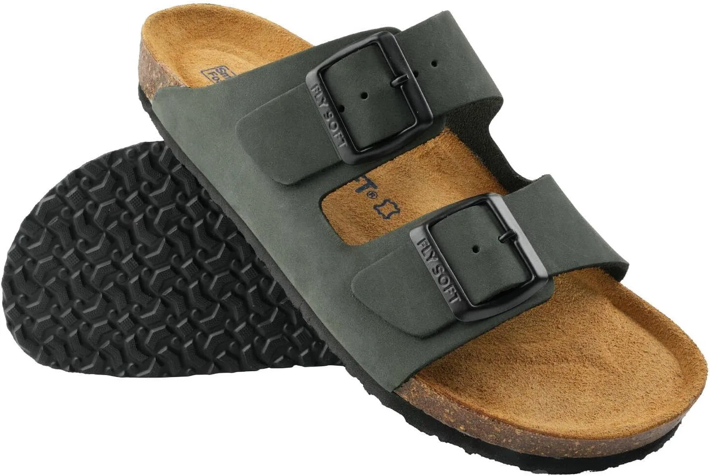 Мужские сандалии из 100% натуральной кожи - удобная амортизированная подошва Smart Foam, слипоны для повседневного летнего ношения, регулируемая посадка, прочная противоскользящая подошва Fly Soft, серый
Мужские сандалии из 100% натуральной кожи - удобная амортизированная подошва Smart Foam, слипоны для повседневного летнего ношения, регулируемая посадка, прочная противоскользящая подошва Fly Soft, серый