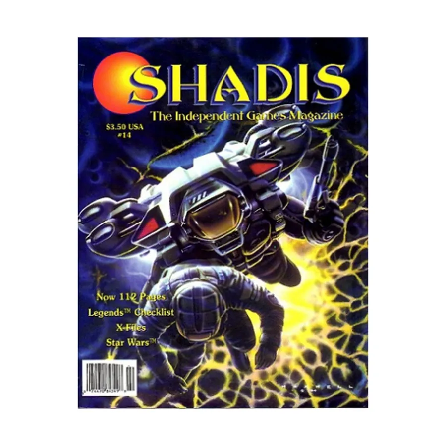 Журнал #14 "X-Files Roleplaying, Star Wars Adventure", Shadis Magazine
Журнал #14 "X-Files Roleplaying, Star Wars Adventure", Shadis Magazine