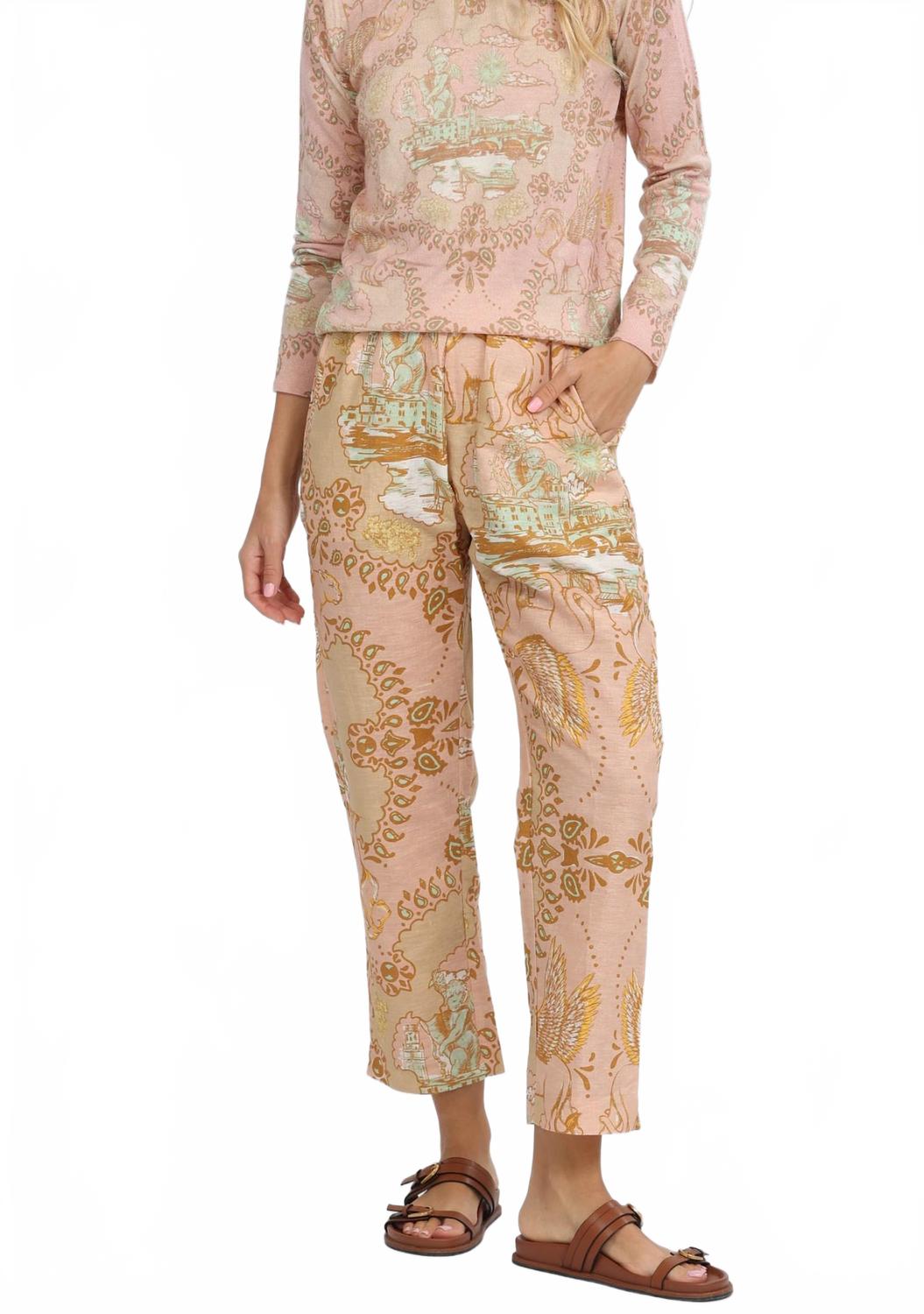 Итальянские прибрежные брюки в розовом цвете Las Surenas
Итальянские прибрежные брюки в розовом цвете Las Surenas