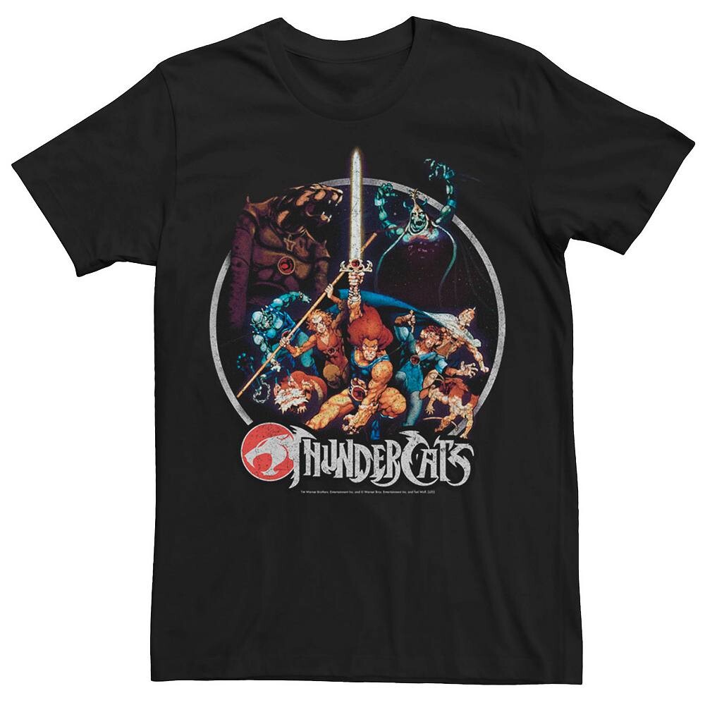 Мужская футболка ThunderCats Group Shot в винтажном стиле с круглым вырезом Licensed Character, черный
Мужская футболка ThunderCats Group Shot в винтажном стиле с круглым вырезом Licensed Character, черный
