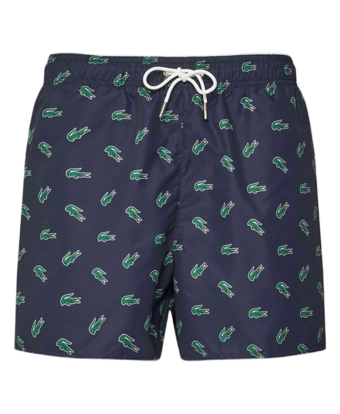 Плавки с крокодиловым принтом Lacoste, синий
Плавки с крокодиловым принтом Lacoste, синий