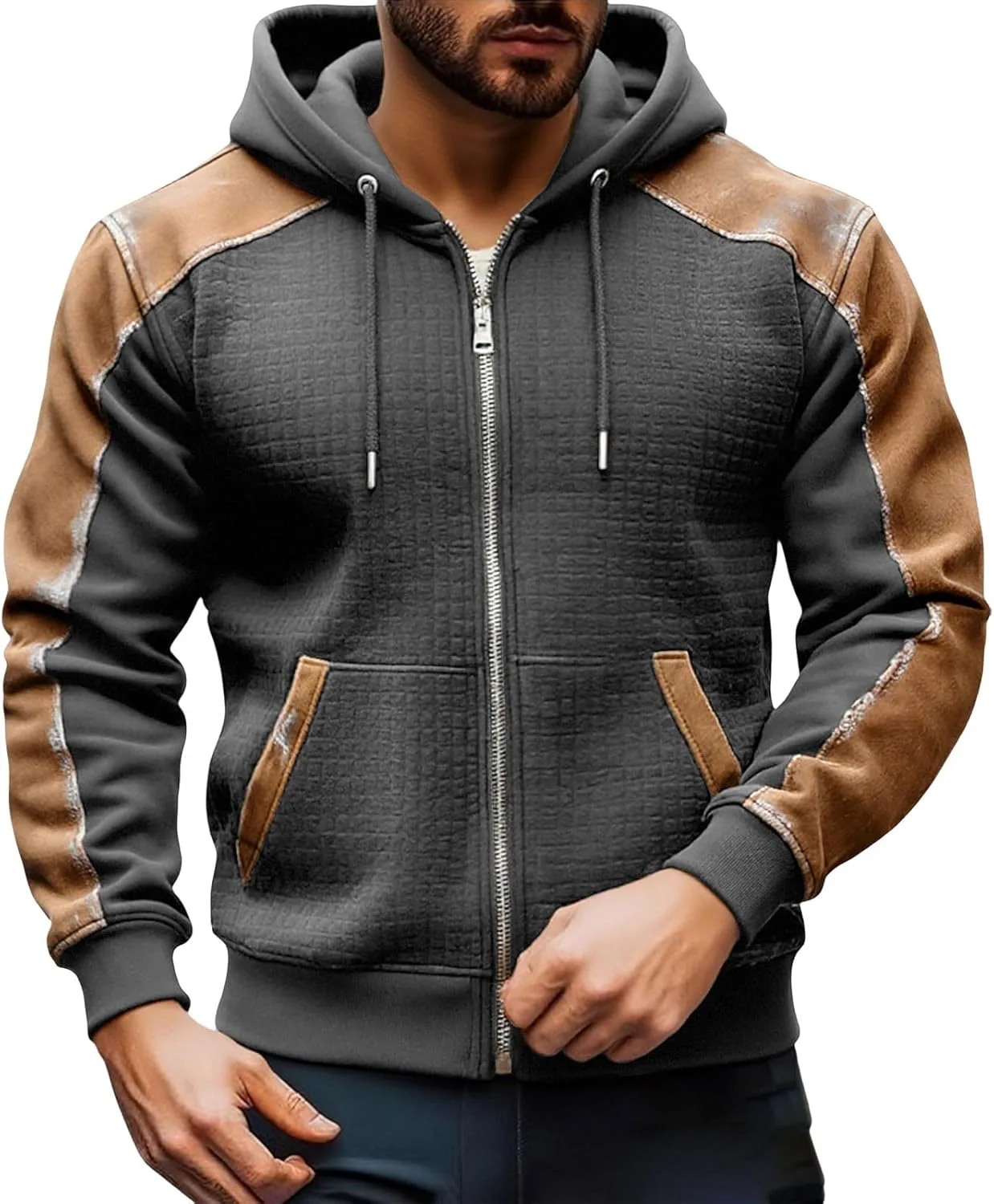 Толстовка с капюшоном Full Zip для мужчин Casual Slim fit
Толстовка с капюшоном Full Zip для мужчин Casual Slim fit