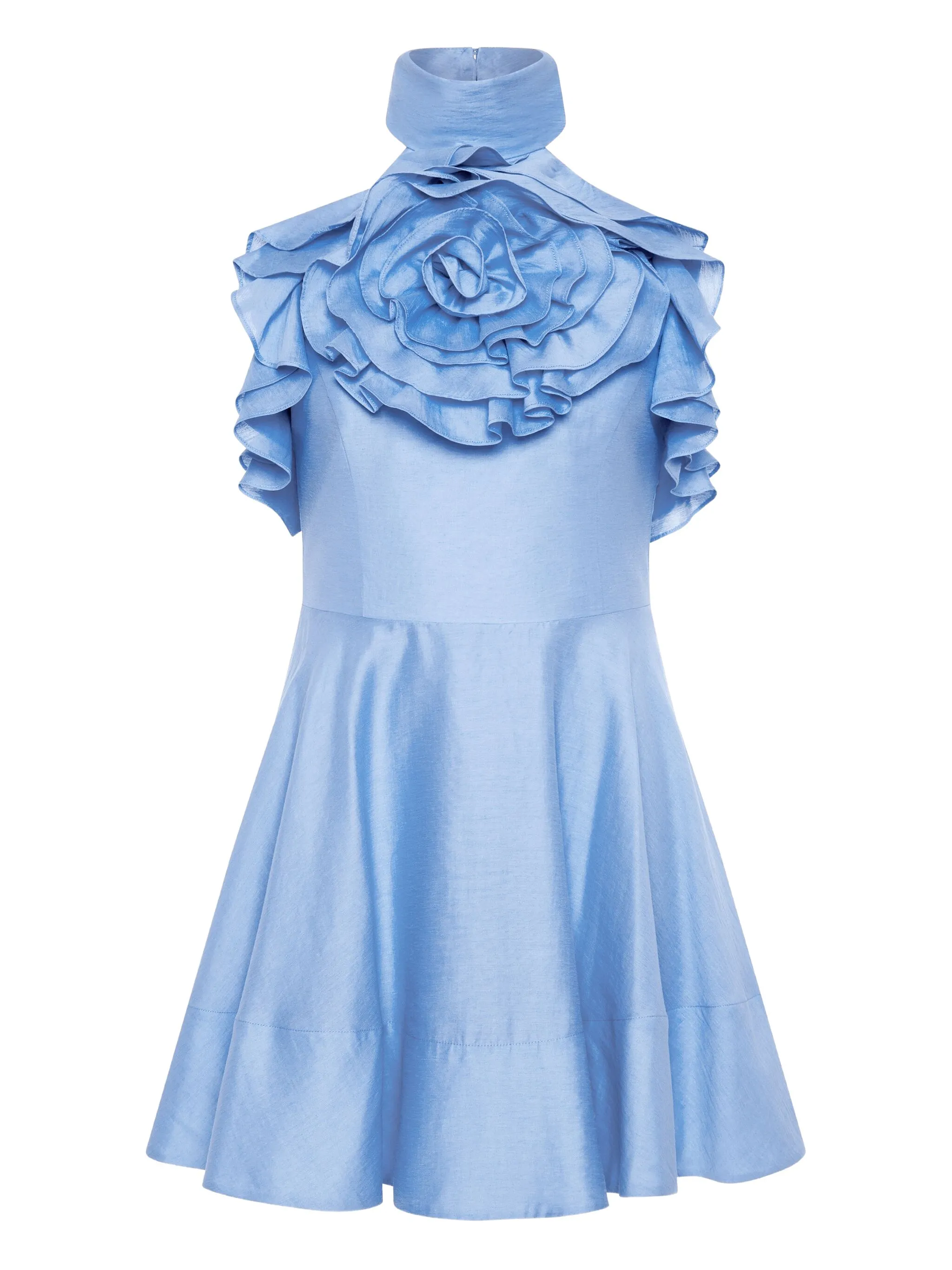 Платье мини Pastéque с оборками Rebecca Vallance, синий
Платье мини Pastéque с оборками Rebecca Vallance, синий