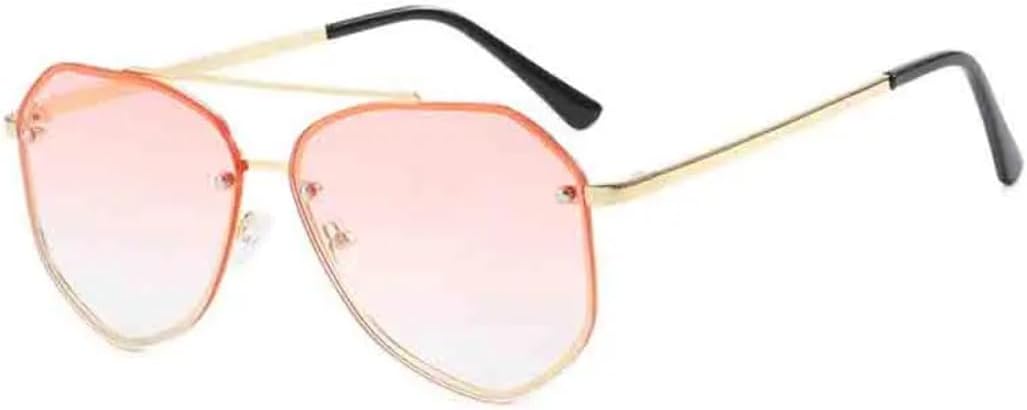 Модные солнцезащитные очки для женщин и мужчин в стиле ретро с двойной перемычкой, металлической оправой, дорожные очки с защитой от УФ-излучения UV400 VVTWSSW, Gold Gradient Pink
Модные солнцезащитные очки для женщин и мужчин в стиле ретро с двойной перемычкой, металлической оправой, дорожные очки с защитой от УФ-излучения UV400 VVTWSSW, Gold Gradient Pink