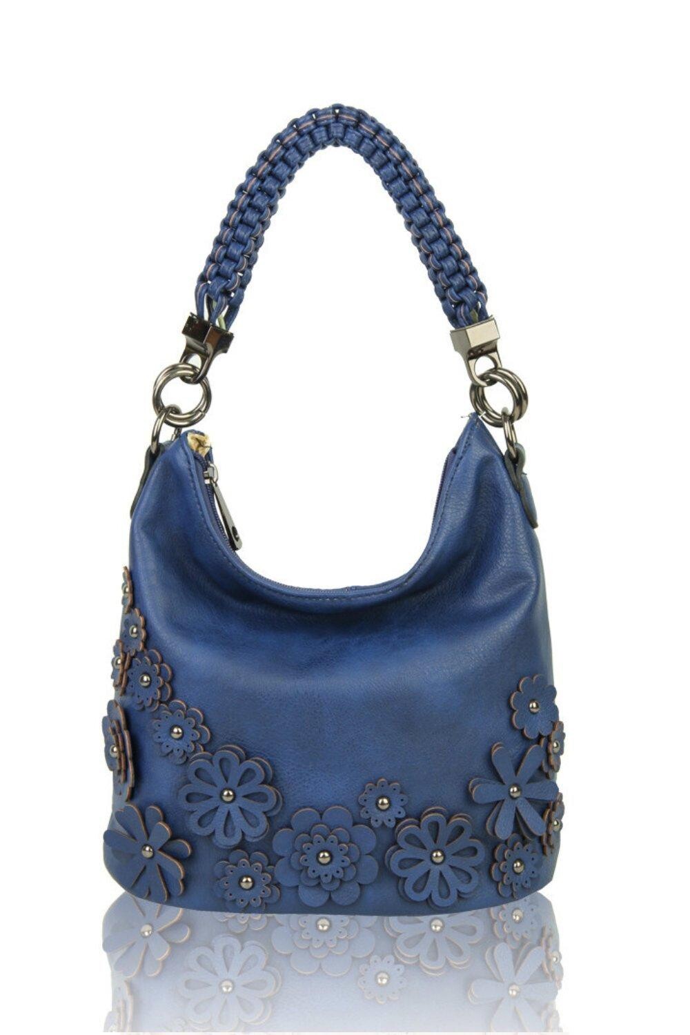 Сумка через плечо Trous Flower из искусственной кожи с плетеной ручкой Fontanella Fashion, синий
Сумка через плечо Trous Flower из искусственной кожи с плетеной ручкой Fontanella Fashion, синий