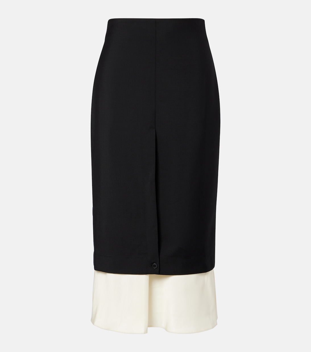 Многослойная шерстяная и мохеровая миди-юбка Róhe, черный
Многослойная шерстяная и мохеровая миди-юбка Róhe, черный