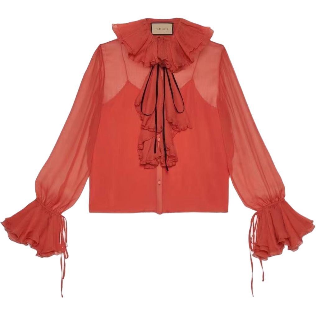 GUCCI Женская красная рубашка
GUCCI Женская красная рубашка