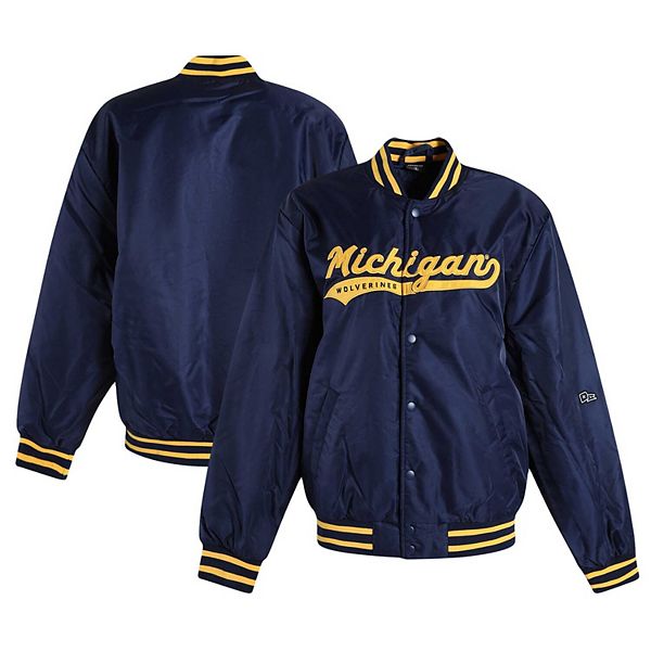 Женская куртка Michigan Wolverines A-Game Varsity на молнии, цвет navy Hype And Vice
Женская куртка Michigan Wolverines A-Game Varsity на молнии, цвет navy Hype And Vice