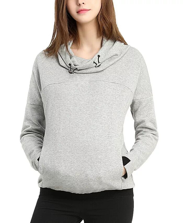 Толстовка с капюшоном для беременных и кормящих мам kimi + kai, серый
Толстовка с капюшоном для беременных и кормящих мам kimi + kai, серый