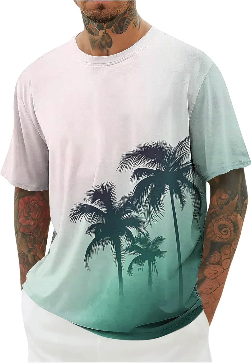 Гавайская рубашка для мужчин с графическим принтом
Гавайская рубашка для мужчин с графическим принтом