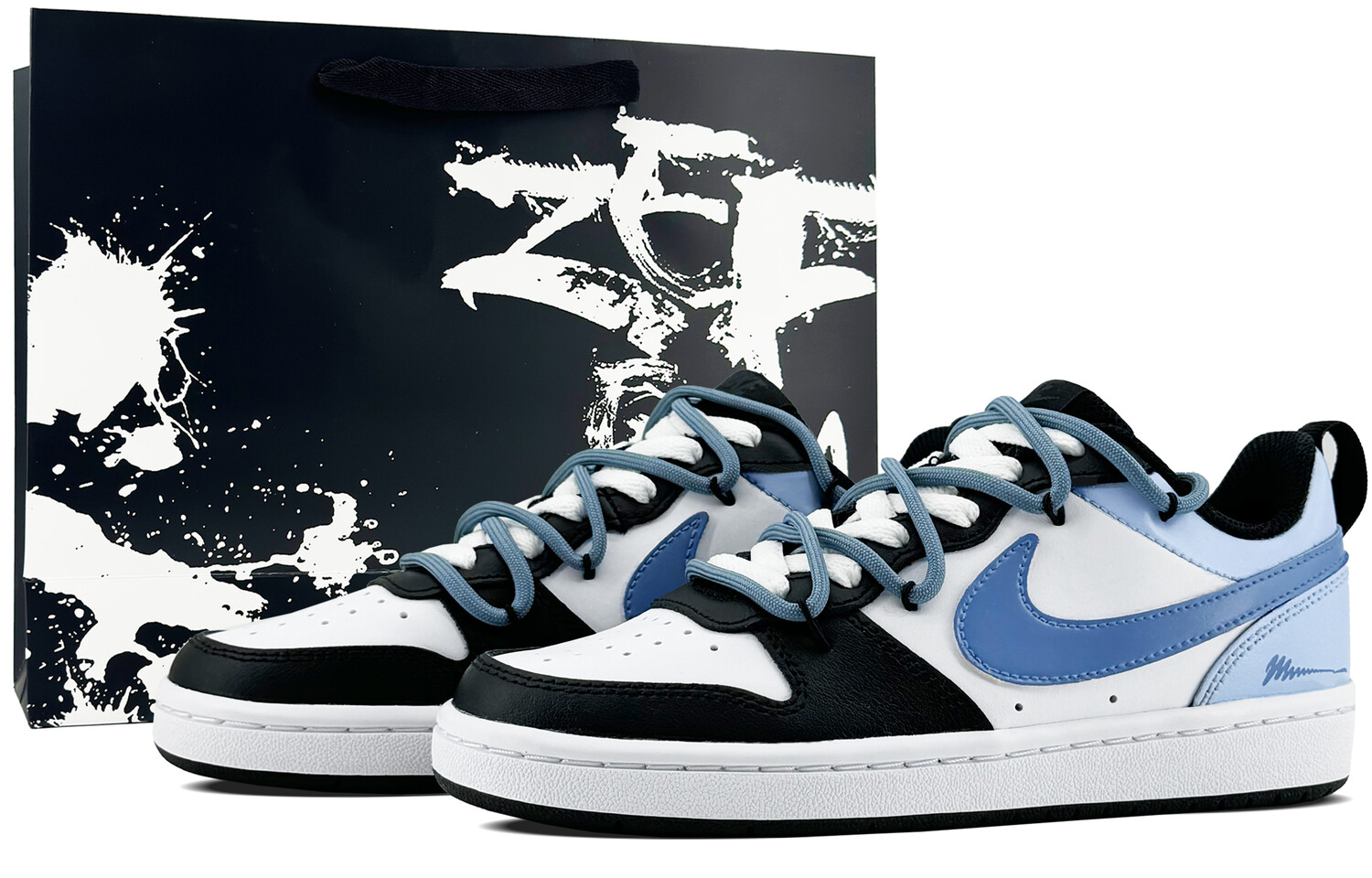Кроссовки Nike Court Borough Skateboarding Shoes Women's Low-top Black/blue/white, цвет Caribou Blue
Кроссовки Nike Court Borough Skateboarding Shoes Women's Low-top Black/blue/white, цвет Caribou Blue