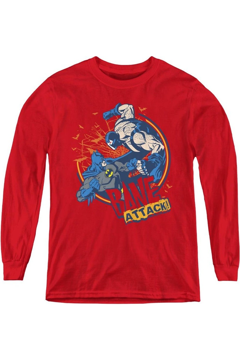 Футболка с длинным рукавом для детей "Атака Бэйна" Batman Gildan, красный
Футболка с длинным рукавом для детей "Атака Бэйна" Batman Gildan, красный