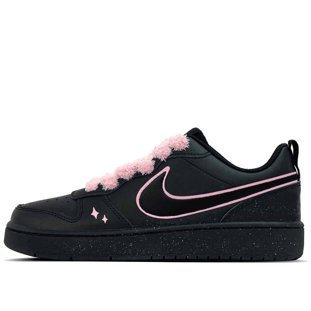 Nike Кроссовки для скейтбординга Court Borough Black Pink Sweet Star, кожаные, нескользящие, износостойкие, низкие, детские
Nike Кроссовки для скейтбординга Court Borough Black Pink Sweet Star, кожаные, нескользящие, износостойкие, низкие, детские