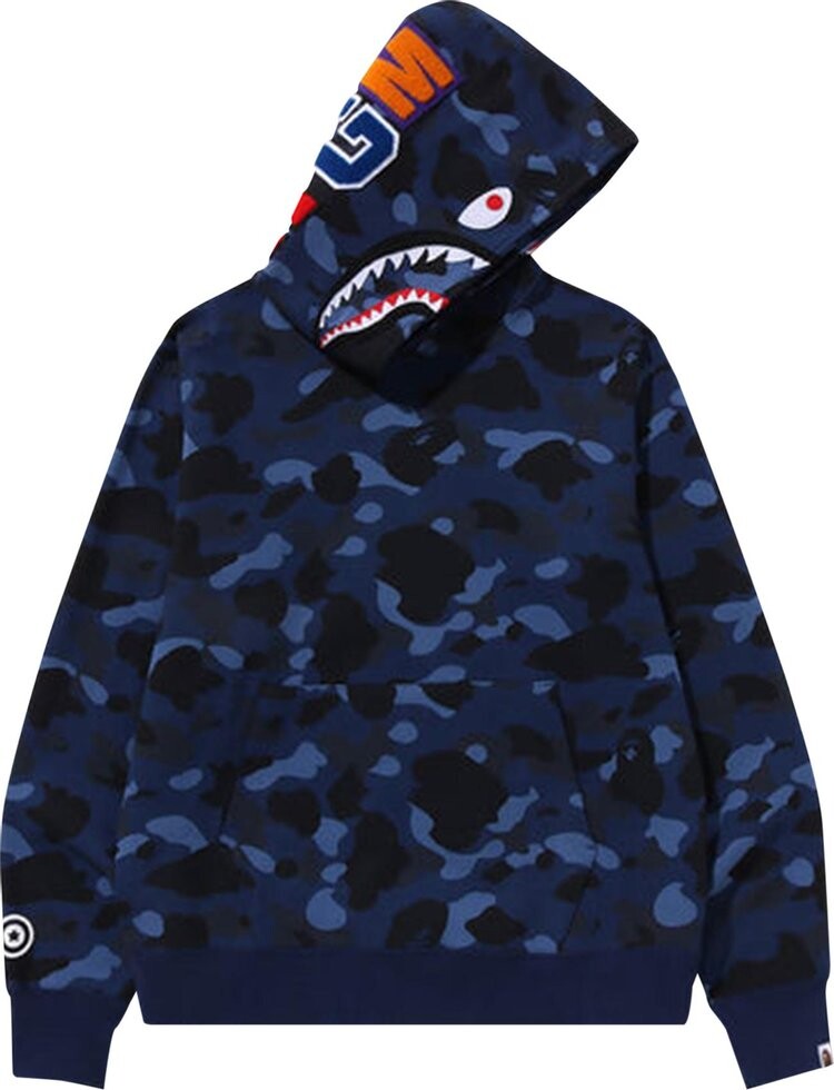 Худи BAPE Color Camo Shark Pullover 'Navy', синий
Худи BAPE Color Camo Shark Pullover 'Navy', синий