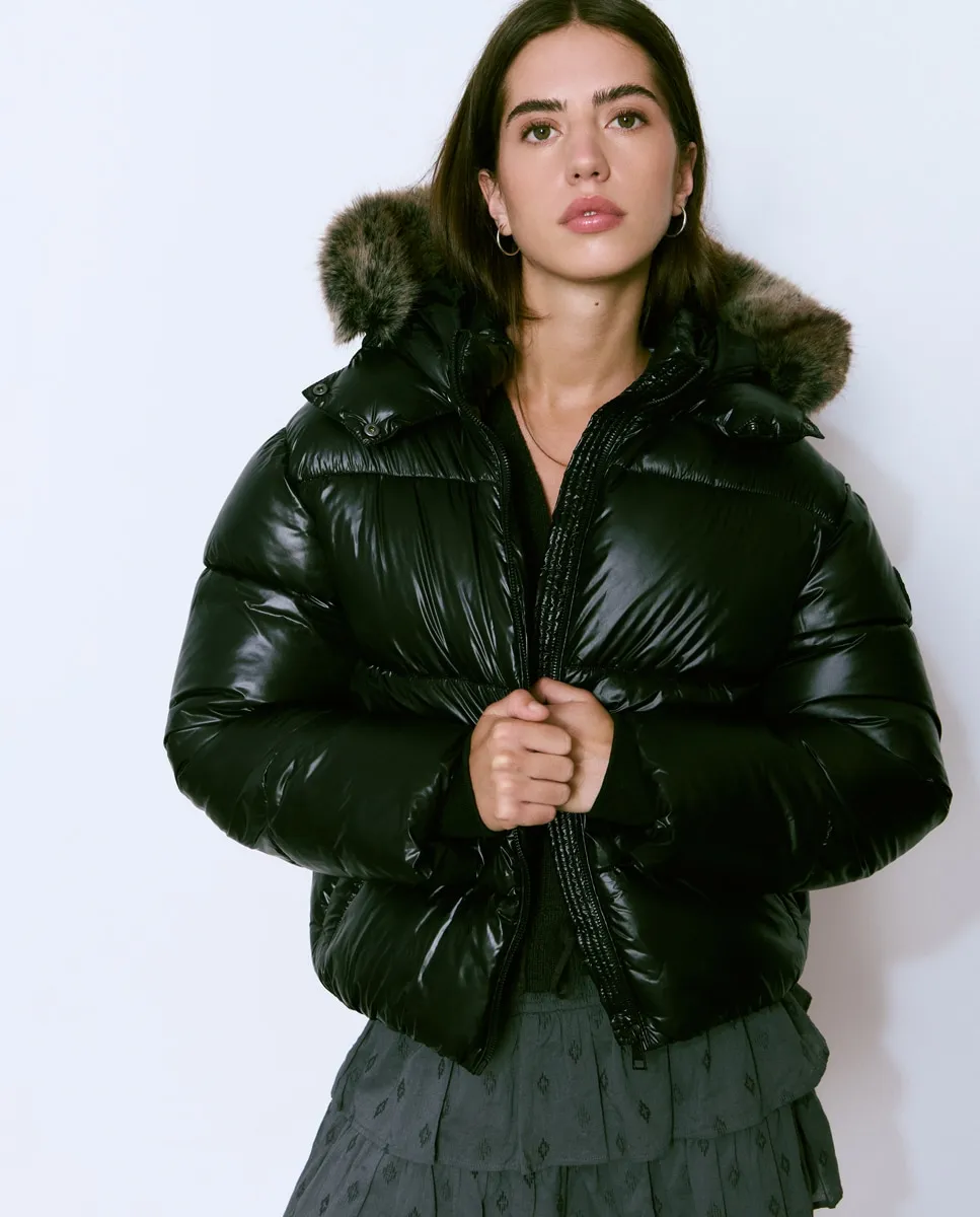 Женское стеганое виниловое пальто Brownie, черный
Женское стеганое виниловое пальто Brownie, черный