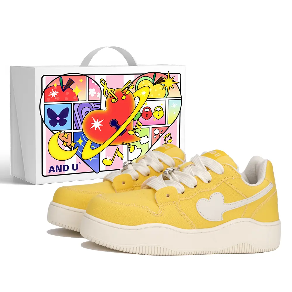 AND U Стойкие к скольжению амортизирующие противоскользящие увеличивающие рост низкие скейтерские кроссовки унисекс желтые, цвет Yellow
AND U Стойкие к скольжению амортизирующие противоскользящие увеличивающие рост низкие скейтерские кроссовки унисекс желтые, цвет Yellow
