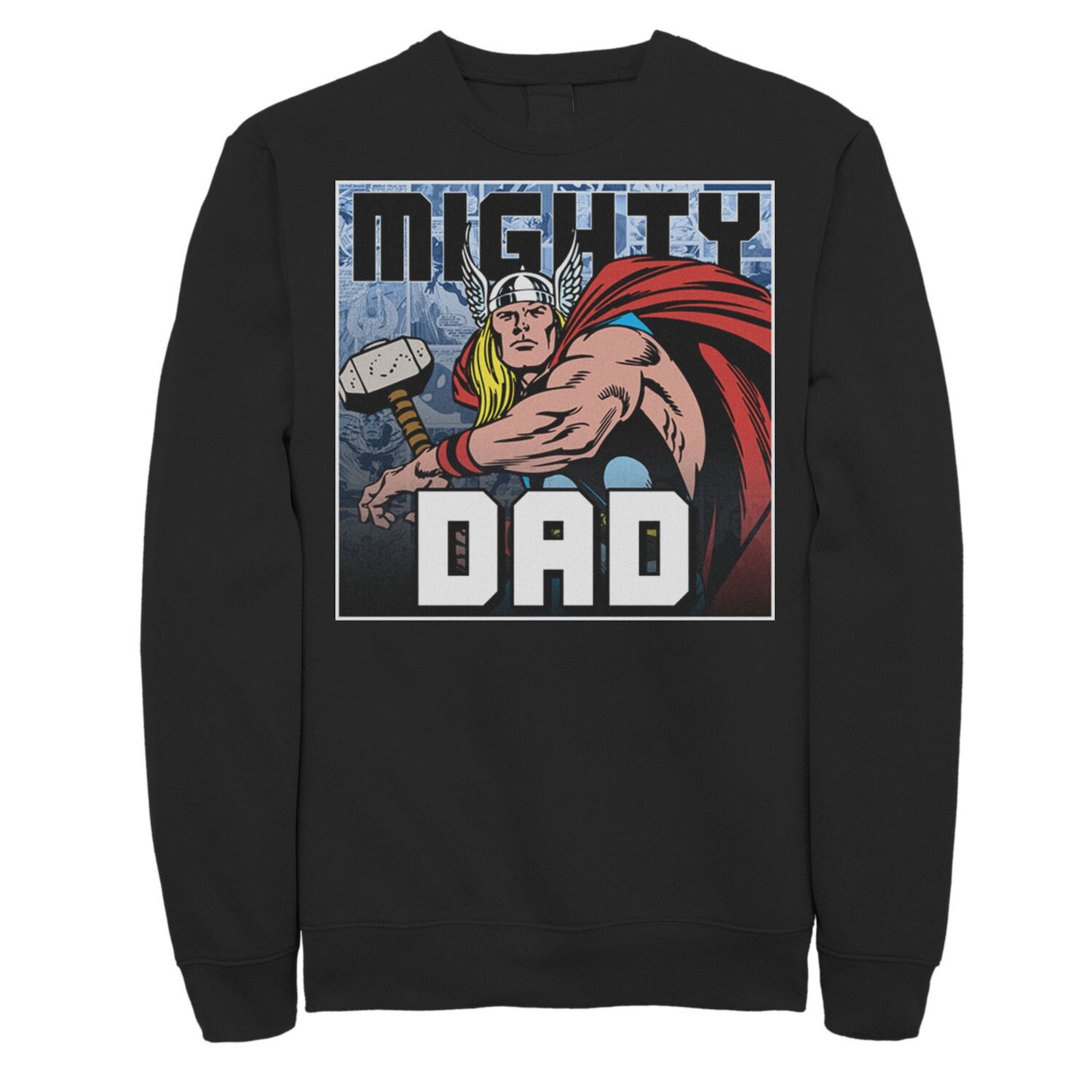 Мужской свитшот Mighty Dad с изображением Marvel Thor Father's Day Licensed Character
Мужской свитшот Mighty Dad с изображением Marvel Thor Father's Day Licensed Character