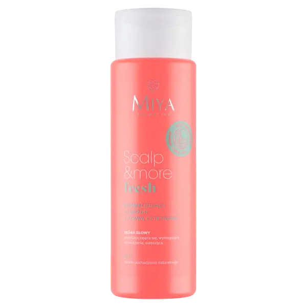 Нормализующий шампунь с лимонником для волос, 300 мл Miya Cosmetics Scalp&More fresh
Нормализующий шампунь с лимонником для волос, 300 мл Miya Cosmetics Scalp&More fresh