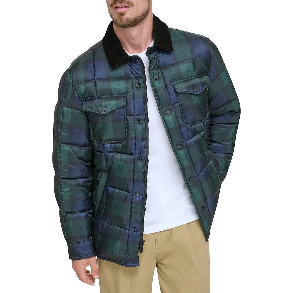 Мужская стеганая куртка Dockers среднего веса с вельветовым воротником, цвет Blackwatch Plaid
Мужская стеганая куртка Dockers среднего веса с вельветовым воротником, цвет Blackwatch Plaid