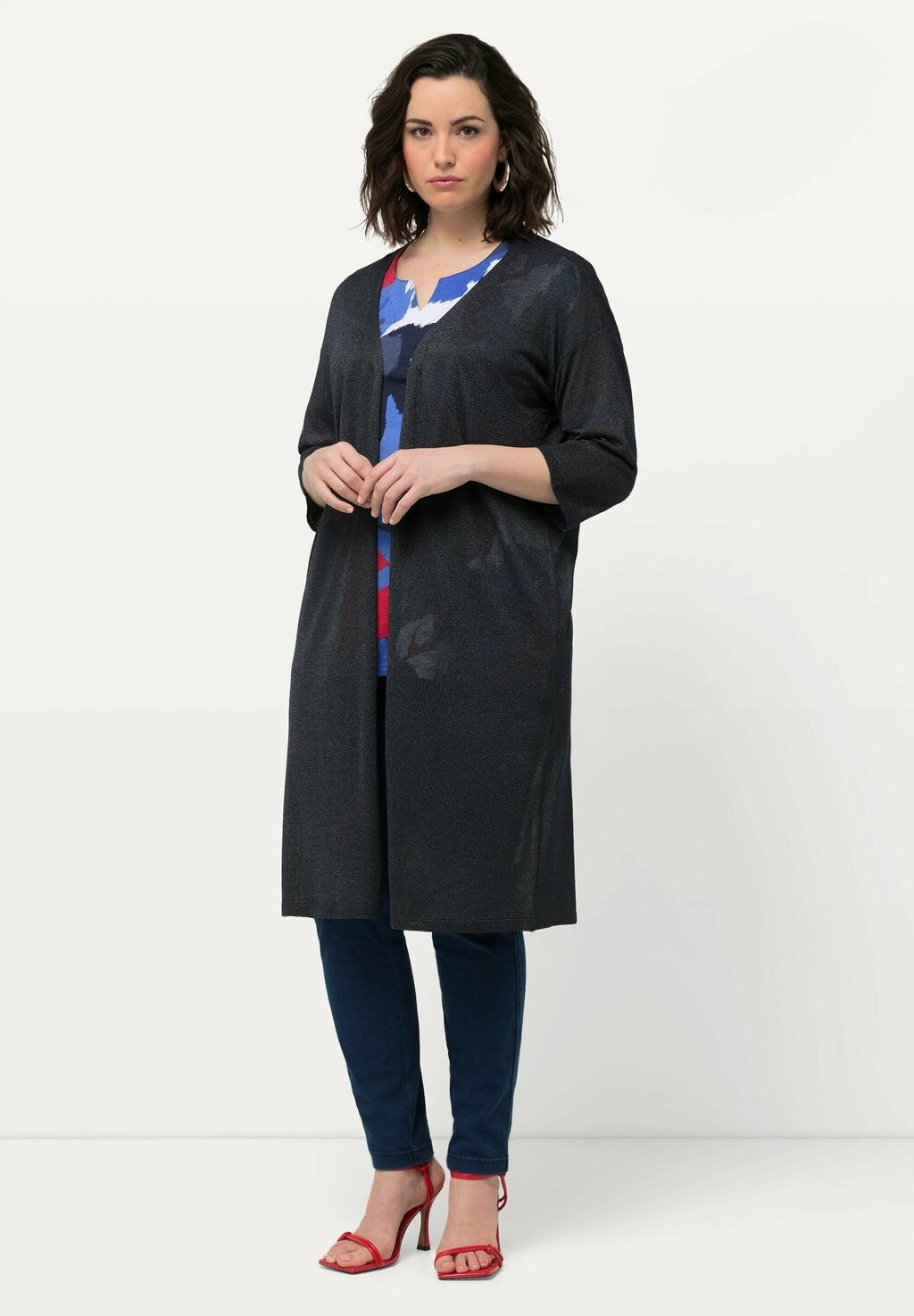 Кардиган 3/4 SLEEVE Ulla Popken, темно-синий
Кардиган 3/4 SLEEVE Ulla Popken, темно-синий