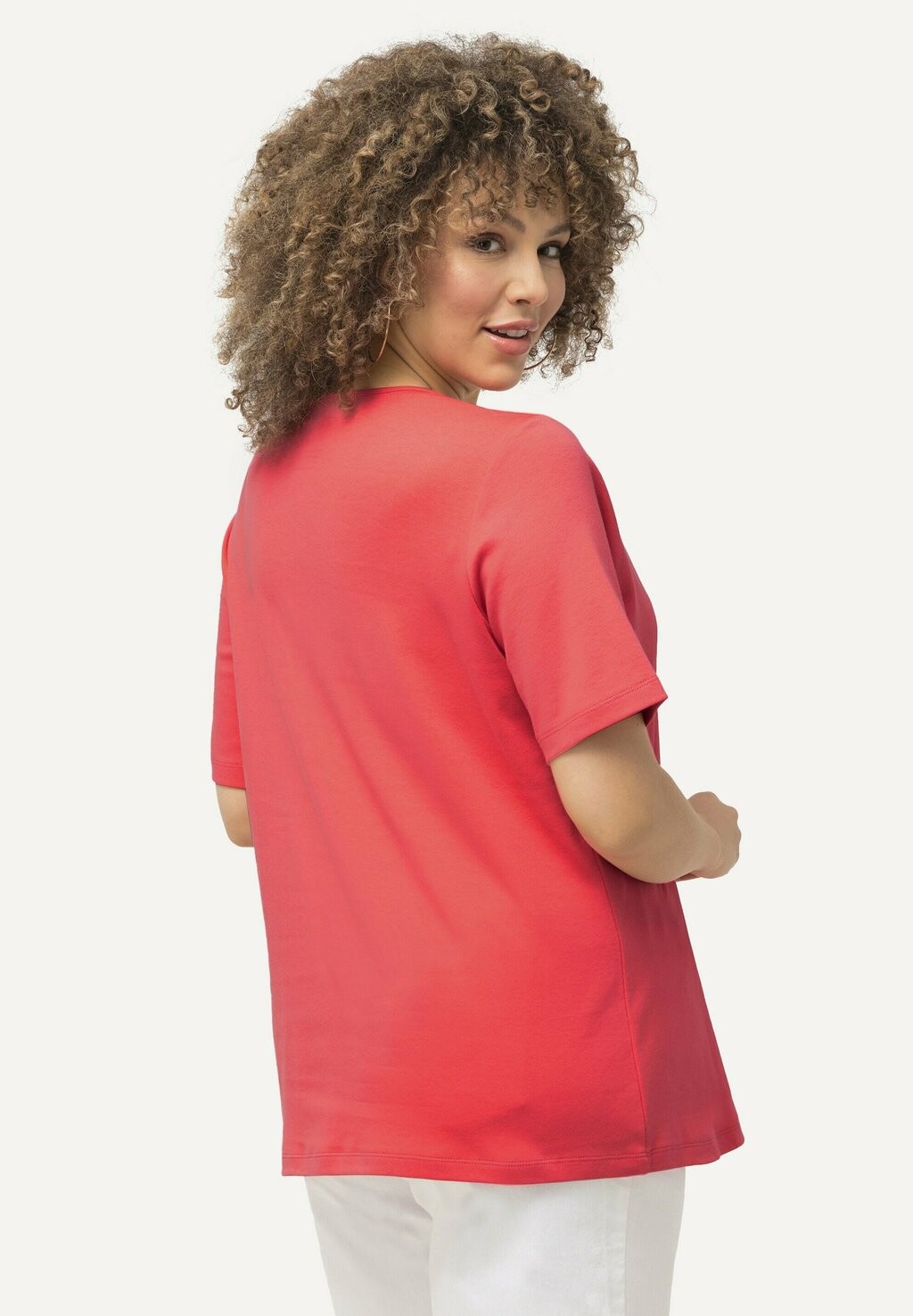 Базовая футболка Ulla Popken, коралл
Базовая футболка Ulla Popken, коралл