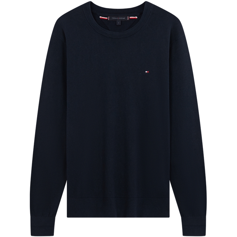 Свитер с вышитым логотипом и круглым вырезом Tommy Hilfiger, синий
Свитер с вышитым логотипом и круглым вырезом Tommy Hilfiger, синий